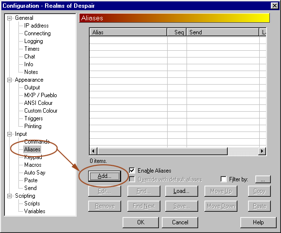 Add an alias